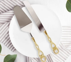 Ss Cake Server Set